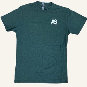 Next Level Apparel Green Graphic T-Shirt Small AS Student Government Tee